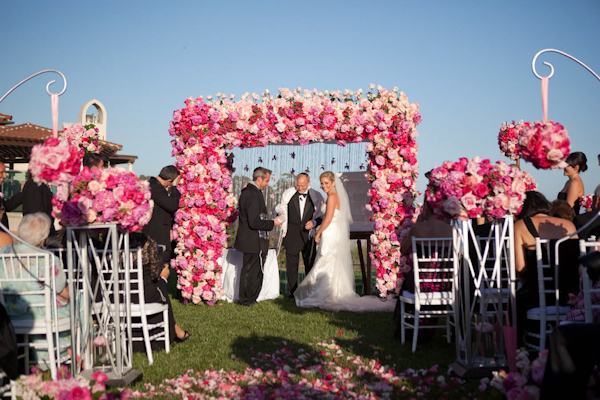 ceremony photo by Los Angeles based wedding photographer Ira Lippke